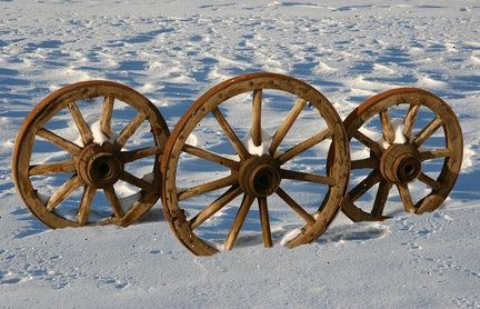 Hur man gör en trä vagn hjul