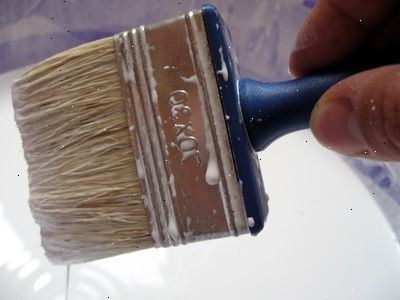 Hur man rengör penslar - vattenbaserad färg