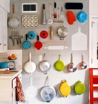 Hur organisera små köksmaskiner. Håll dina apparater i rena skåp.